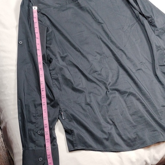 Swiss tech men's Long sleeved button down shirt size large - Picture 10 of 13